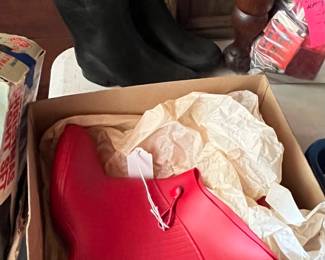 Vintage rain boots