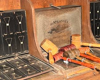 Assorted wood gavels