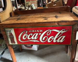 Antique Coca-Cola Cooler