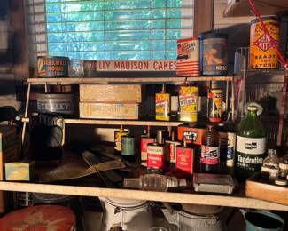 Advertising tins