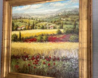 Peter Hulsey “Tuscan Pleasures” oil on canvas