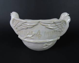 Pottery Barn 12 Days of Christmas "4 Calling Birds " Serving Bowl
