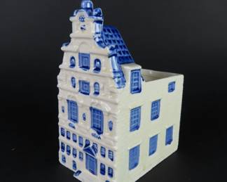 Holland Floral Delft Blue Blue & White Canal House Planter
