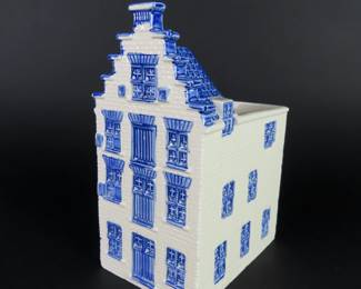 Holland Floral Delft Blue Blue & White Canal House Planter