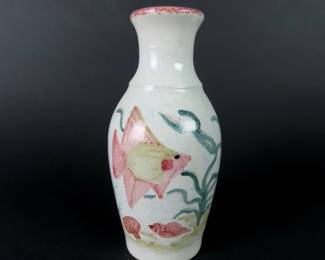 Small Nichols Pottery Vase - Eagle Springs, NC