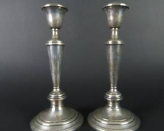 Weighted Gorham Sterling Silver Candlesticks