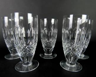 5 Waterford Crystal "Colleen Short Stem" Iced Tea Glasses