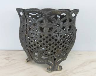 Vintage Cast Iron Planter