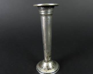 Small Preisner Weighted Sterling Silver Bud Vase #849