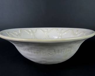 Pottery Barn 12 Days of Christmas "9 Ladies Dancing" 10.75" Serving Bowl