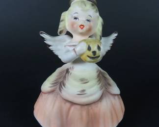 Vintage Porcelain Halloween Angel Figure