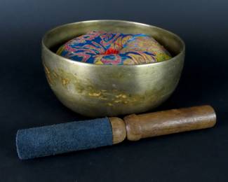 Vintage 7" Brass Singing Bowl