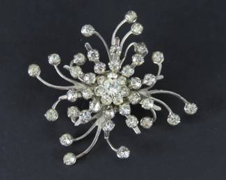 Vintage Rhinestone Brooch