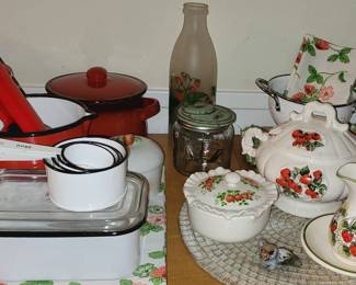 STRAWBERRY SEASON IS HERE!                 ENAMELWARE & MORE