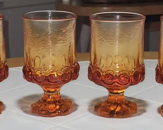 MID-CENTURY TIFFAN FRANCISCAN MADEIRA GOBLETS