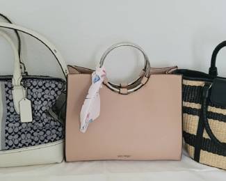 DESIGNER HANDBAGS - KATE SPADE, COACH, NINE WEST