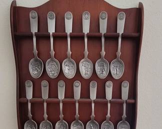 PEWTER SPOON COLLECTION