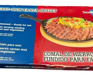 New Cast Iron Fajita Skillet