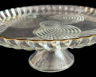 Colony Royal Ornate Pedestal Cake Plate