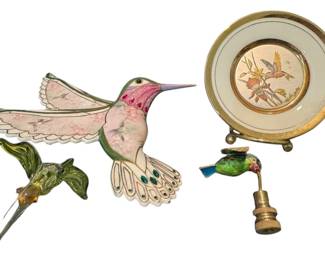 Collection of Hummingbird Themed Decor