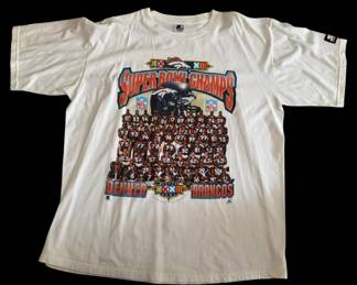Vtg Starter Denver Broncos Super Bowl Shirt
