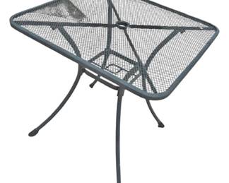 Steel Mesh Outdoor Cafe Style Table