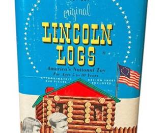 1960s Lincoln Log Set
