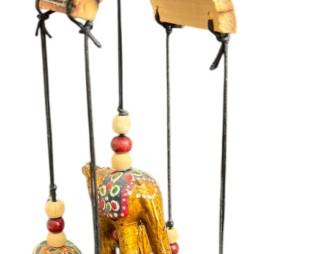 Colorful Elephant Windchines