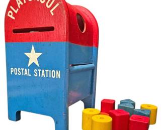 Playskool Postal Wooden Mailbox