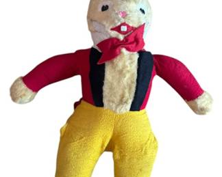 Mid Century Brer Rabbit Molasses Plush Toy