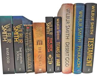 Wilbur Smith Paperback and Hard Cover Books