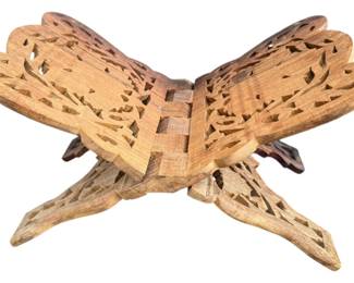 Carved Wood Bible or Book Stand