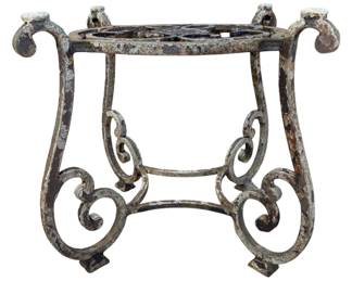 Rusted Wrought Iron Table Base