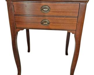 Federal Style LiftTop Sewing Cabinet