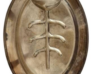 W.M. Rogers Windsor Footed Serving Tray