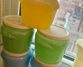 Vintage food jars