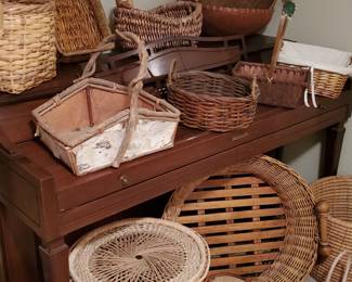 Baskets.