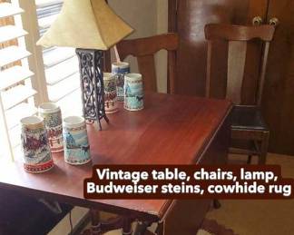 Duncan Phyfe style table, vintage
