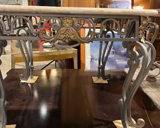 Beautiful Glass Marble End Table 28"w X 28"d X 21" T C2626. $40 You can purchase this item at the Tent sale at The Avant Garden located at 140 N 20th St in Ozark or call (417) 485-4857 to purchase over the phone.