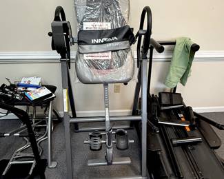 Innova inversion table, incline treadmill