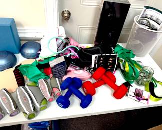 All the hand weights, bands, and resistance equipment you will ever need!