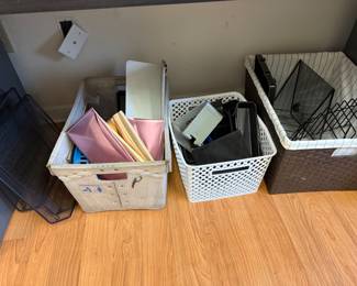Desktop, pencil, caddies, organizers, everything you need to stay neat!