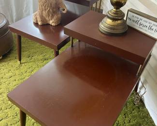 Pair of mid century end tables