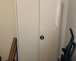 Metal storage cabinet