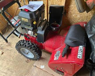 Craftsman snow blower with cab enclosure