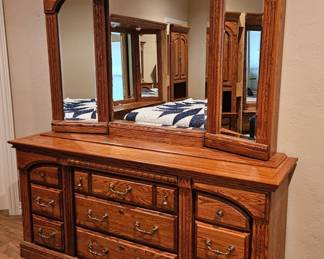 Large Dresser w/ Mirror, 2 of 3