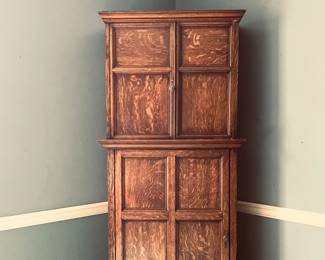 Oak Cabinet Closed