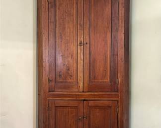 Ant. Corner Cabinet