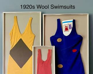 Great Day at the Beach, 1920's Wool Swimwear