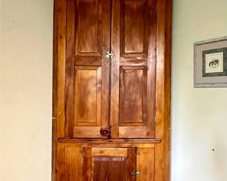 Ant. Corner Cabinet 2
